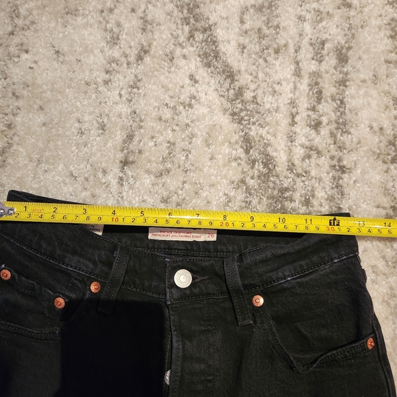 Levi's big "E" Ribcage Crop Flare raw hem 26 - Picture 8 of 11